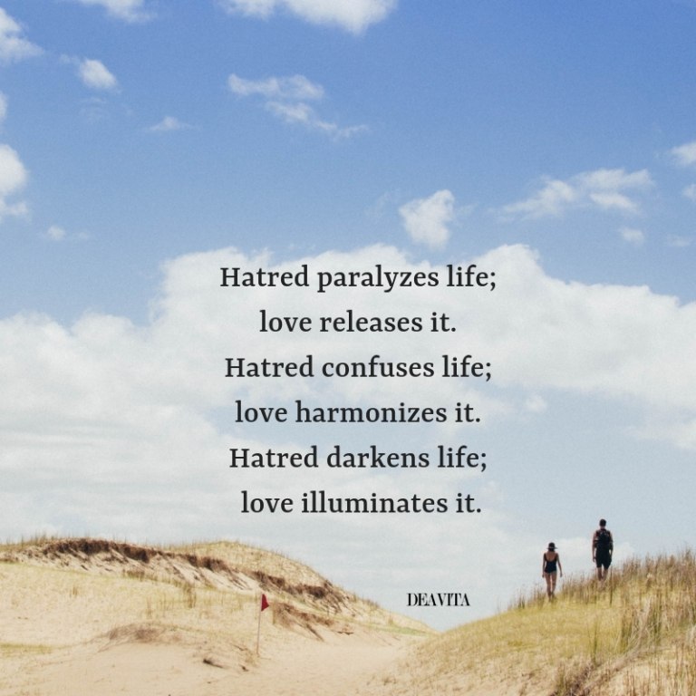 Quotes about hate hatred and love positive saying with photos