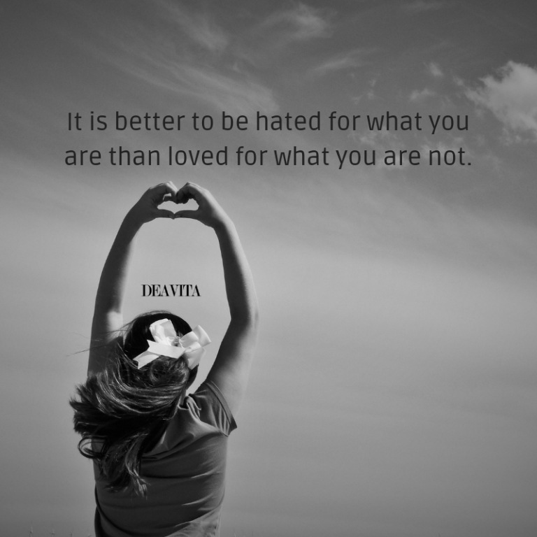 Short deep and inspiring quotes about love and hate with cool images