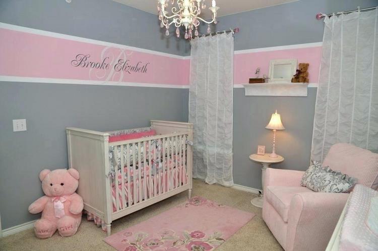 baby girl bedroom color ideas nursery decorating ideas in grey and pink