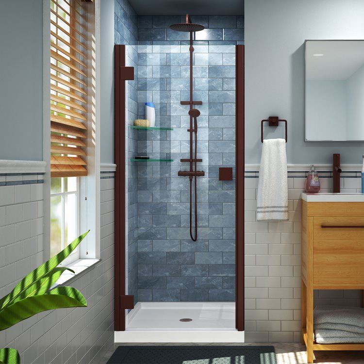 functional small bathroom design ideas with walk in showers