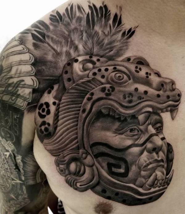 exceptional and unique Aztec tattoo ideas for men