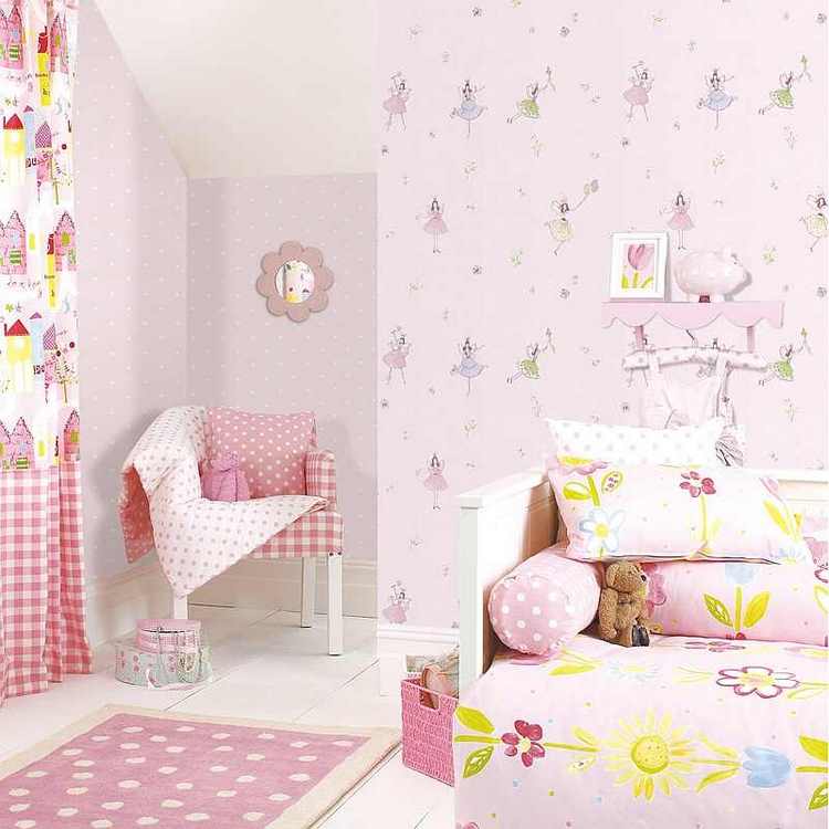 50 Girl Bedroom Wallpaper Ideas Colors Prints And Designs For Every Age - Wallpapers For Home Decoration