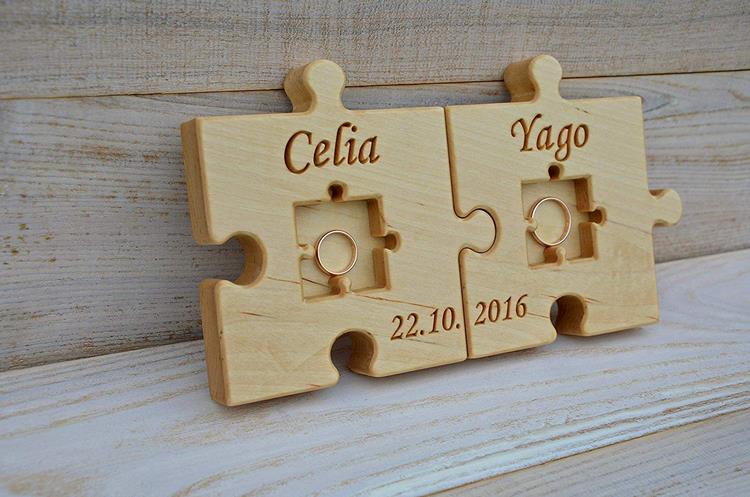 original puzzle ring holder ideas for your wedding