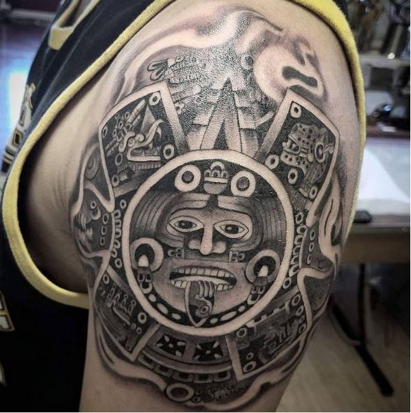 stunning Aztec tattoo design ideas for men