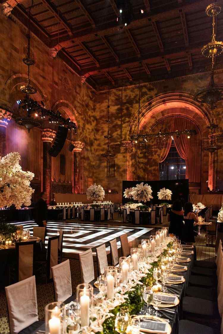 stunning wedding decor ideas Gatsby Hollywood style