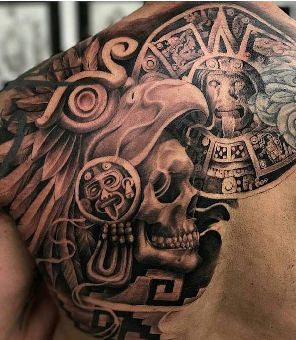 unique Aztec Tattoo meaning symbols and designs