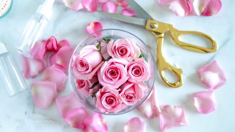 Health benefits of rose water