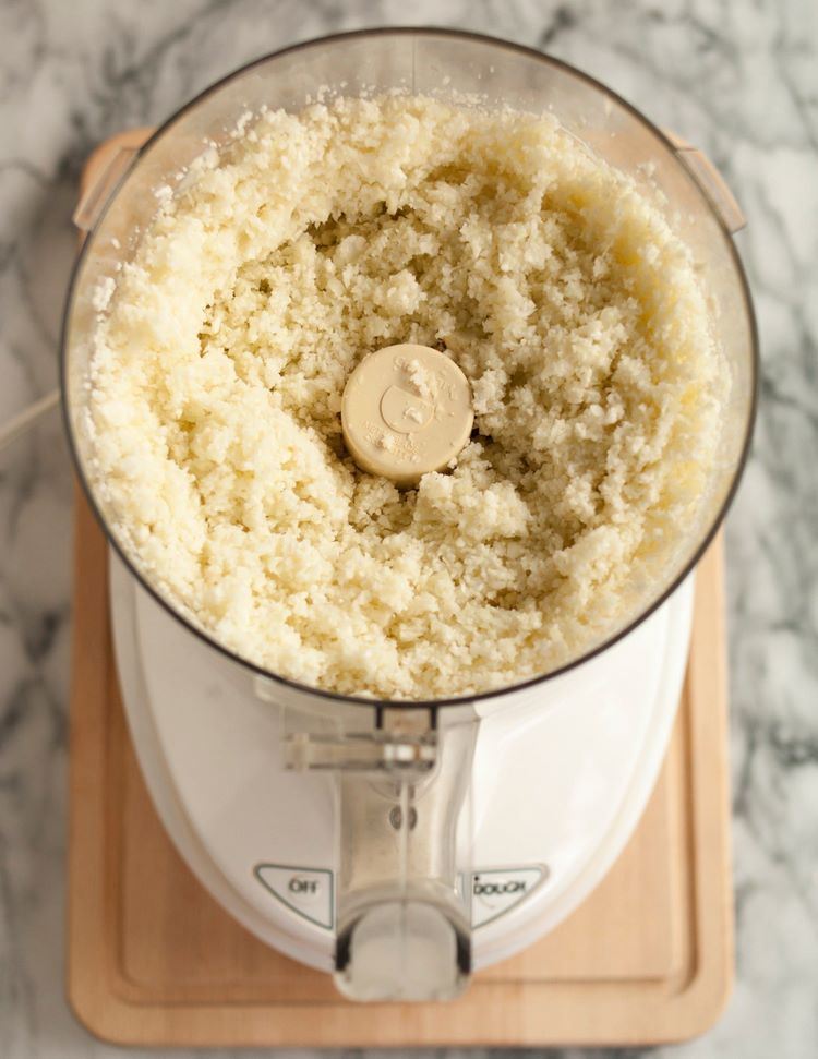 How to make cauliflower rice with food processor
