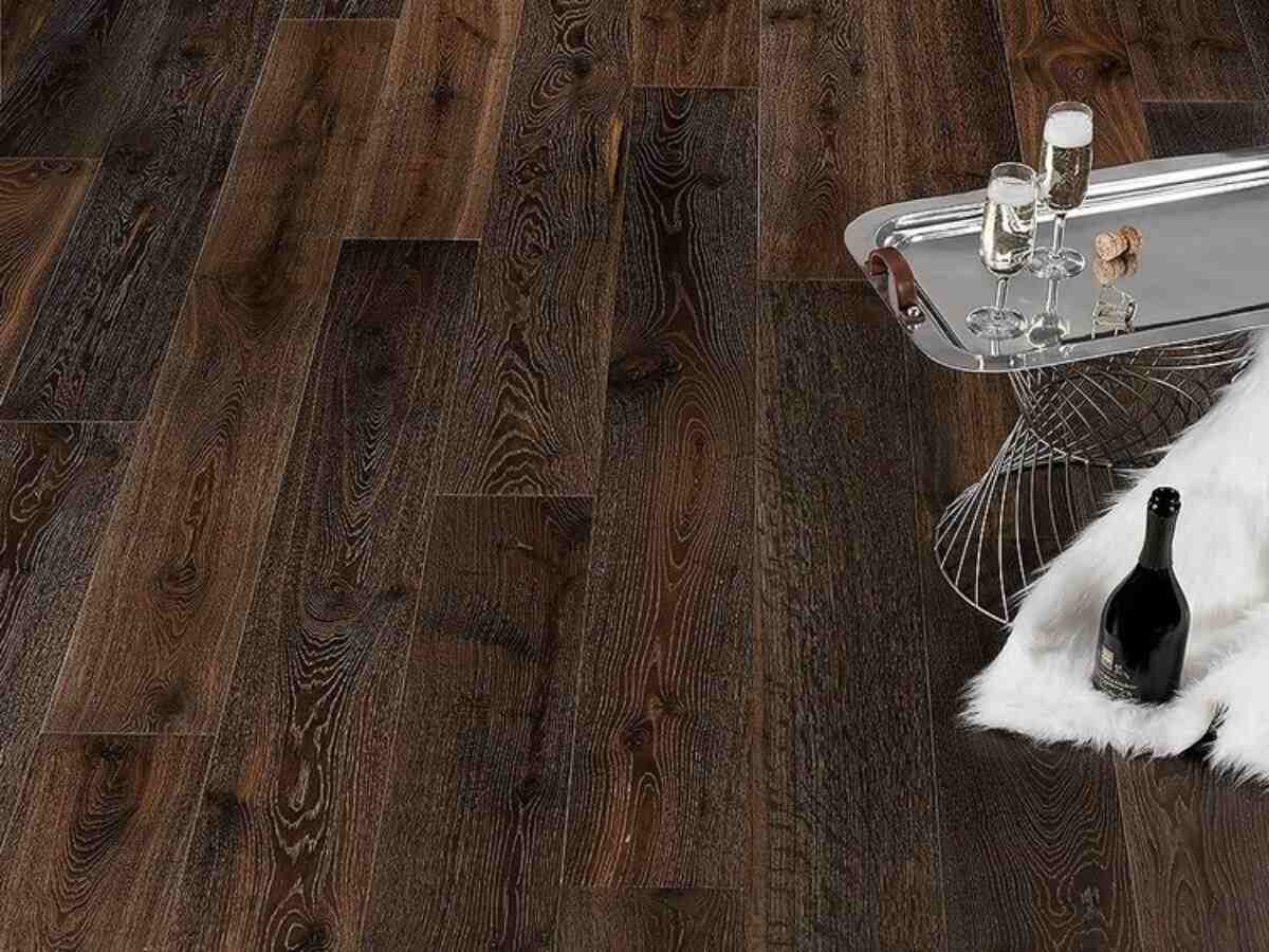 Dark hardwood flooring in interior design   pros and cons