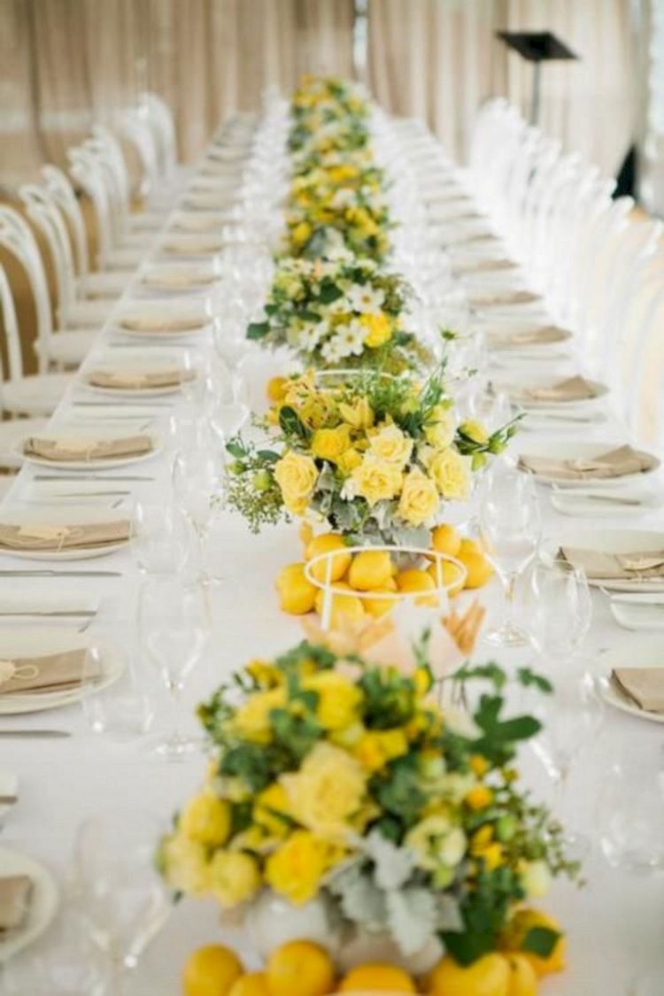 Table-centerpiece-wedding-decoration-with-flowers-and-fruits