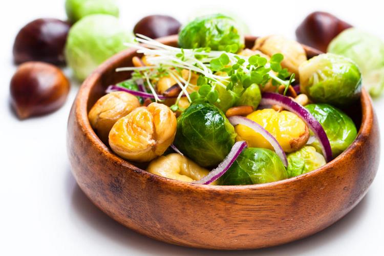 brussel sprout and chestnut salad recipe