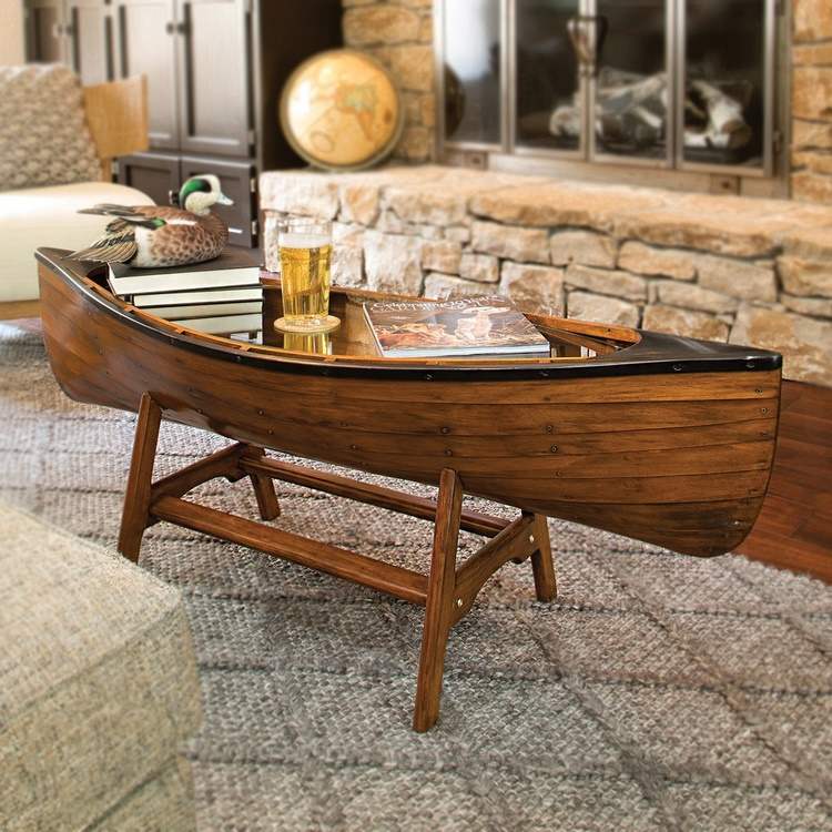 Boat coffee table - original and eye catching furniture ...