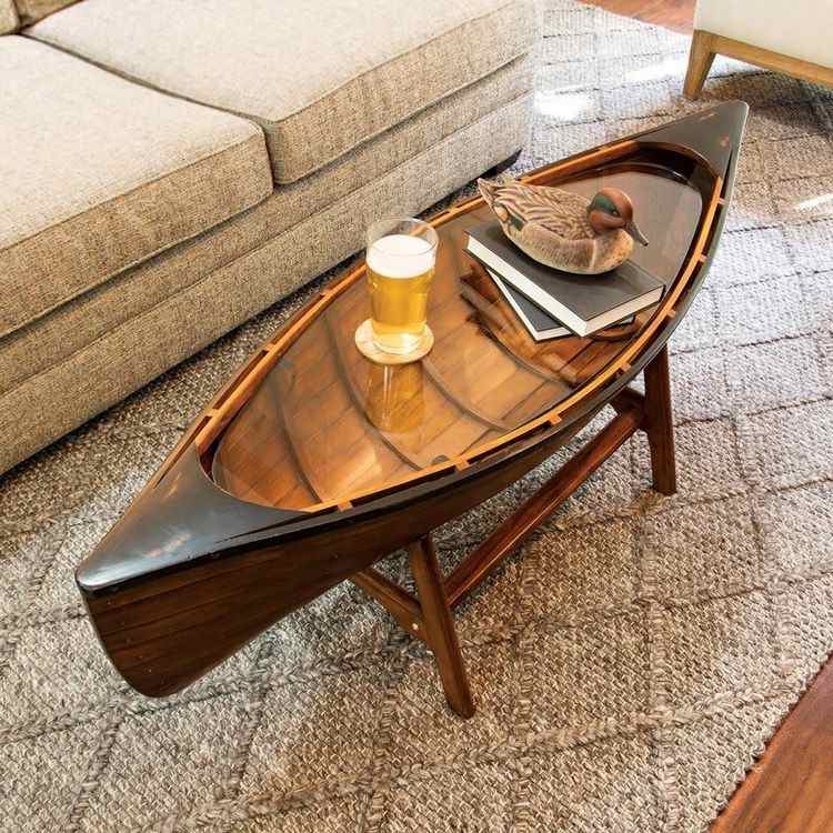 canoe coffee table creative furniture ideas for living room