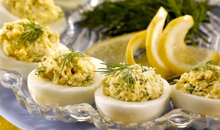 crab stuffed deviled eggs delicious appetizers recipes