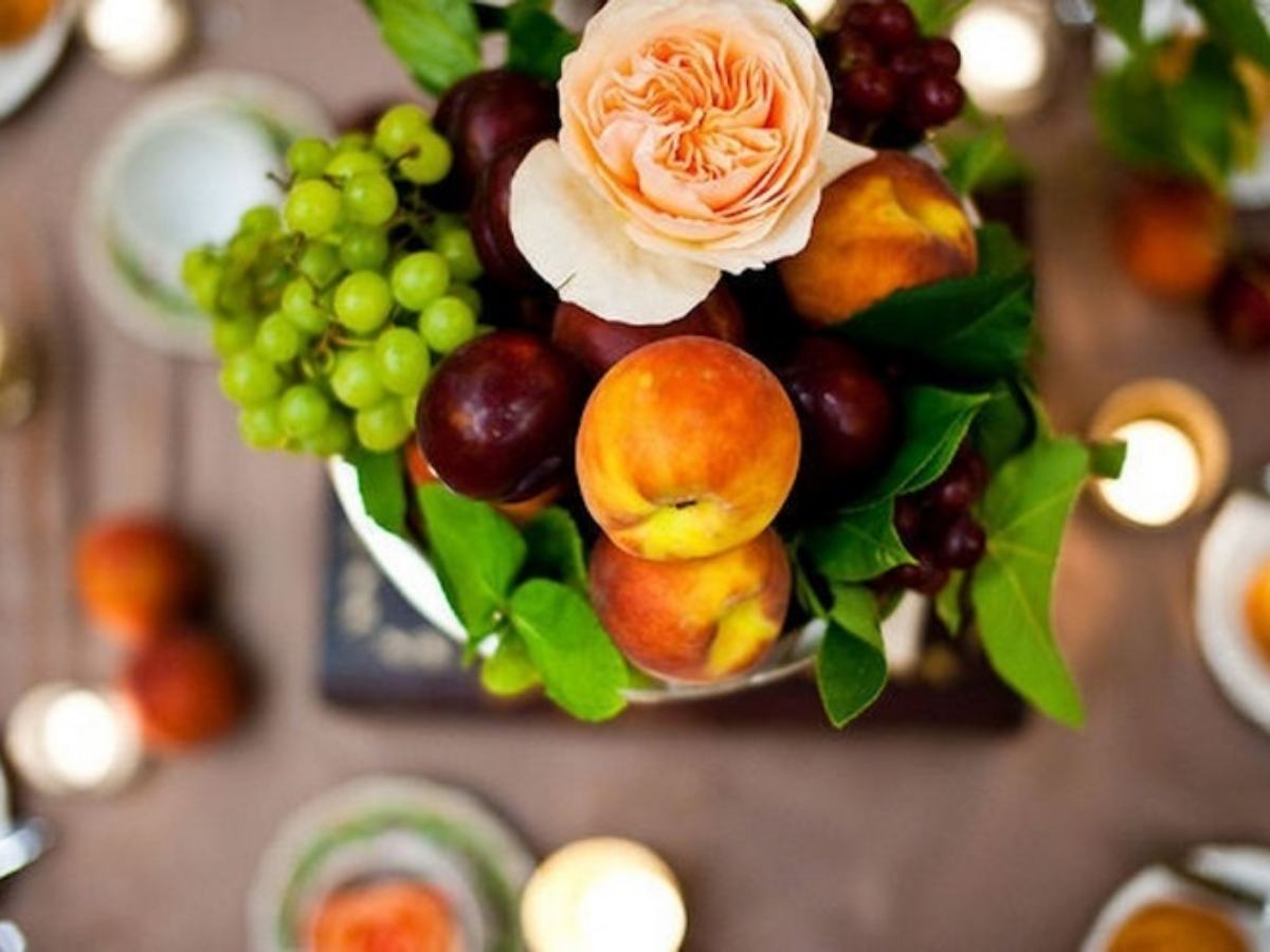fruit decoration for wedding.