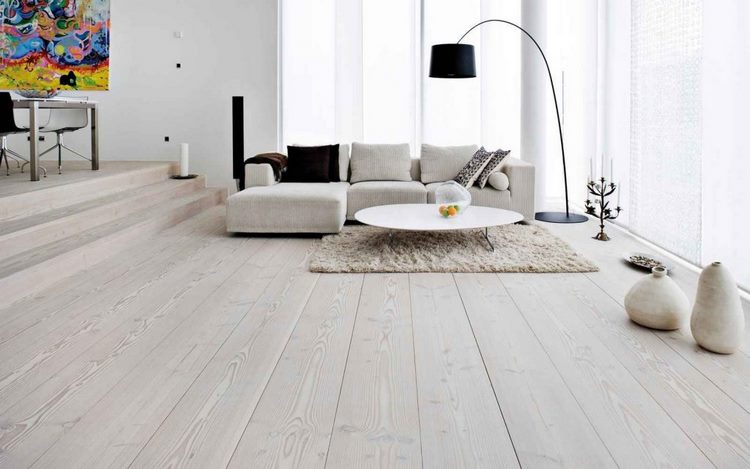 Light Hardwood Floors In Interior, Light Grey Hardwood Floors