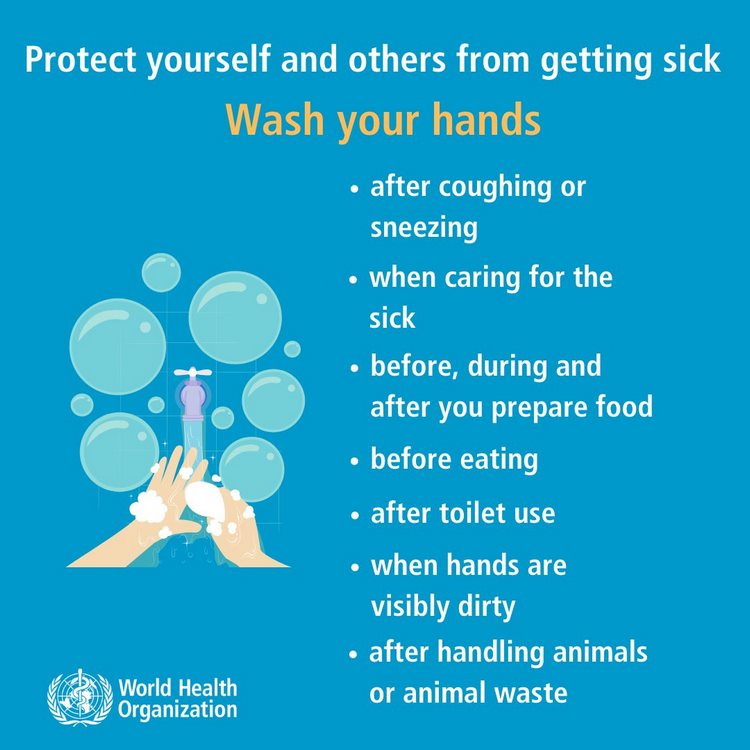 Basic things that you should know about coronavirus Wash your hands