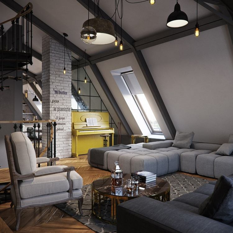 attic conversion ideas living room design and decorating ideas