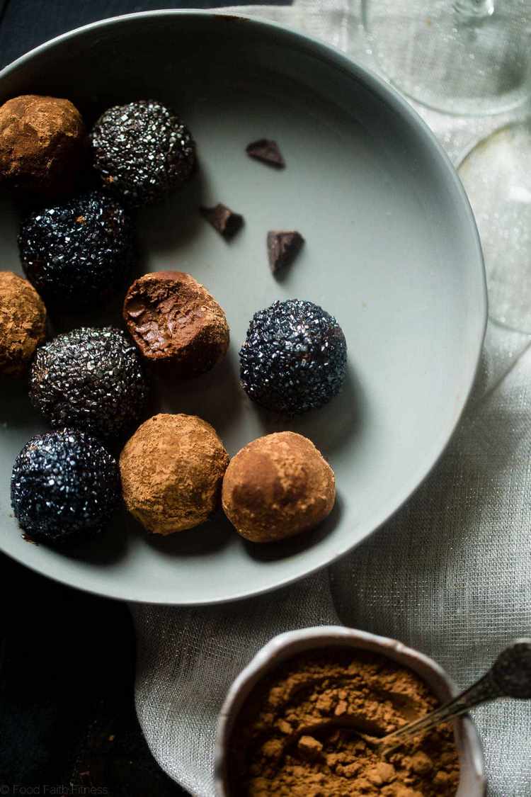 avocado and champagne vegan truffles recipe