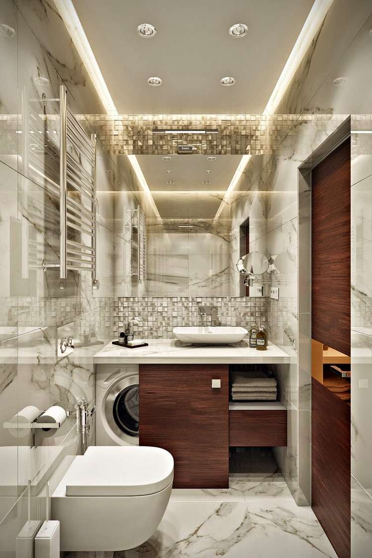 elegant modern small bathroom design and decor ideas