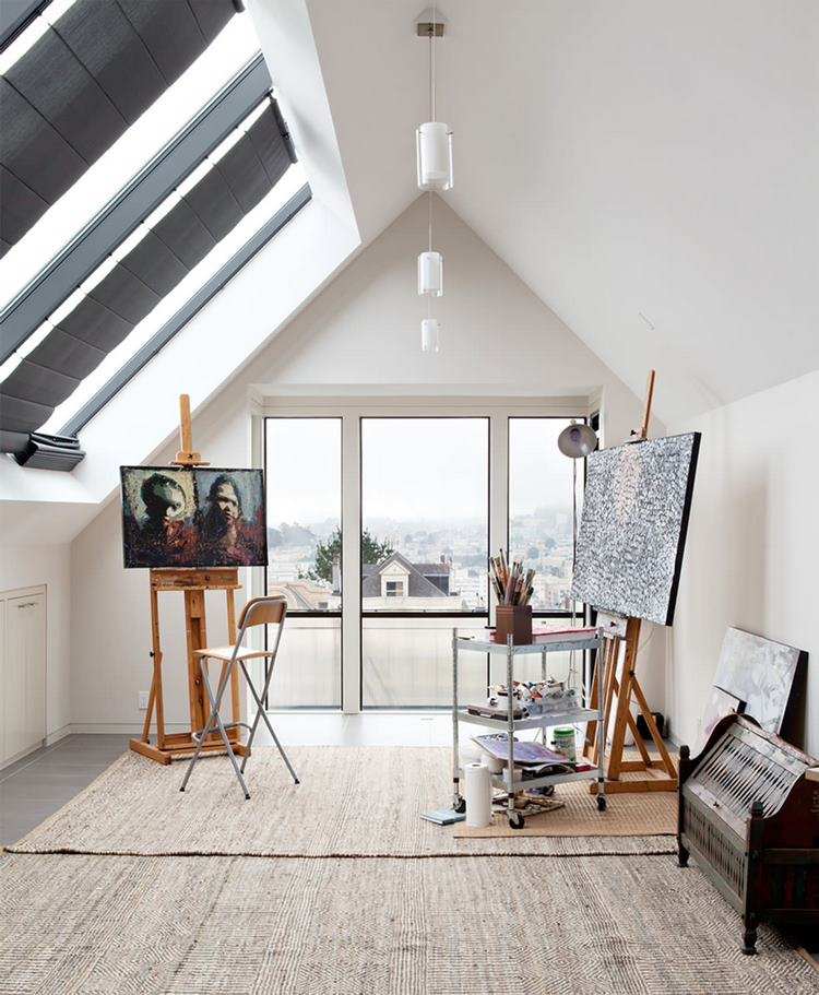 home design attic conversion ideas art studio