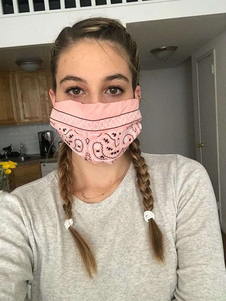 How To Make A Bandana Face Mask In Two Minutes 