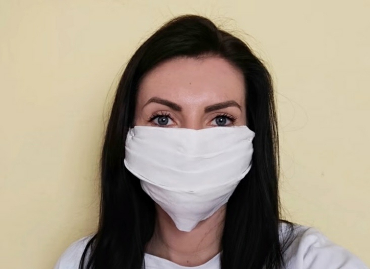 How to make a respiratory mask from kitchen paper towels 