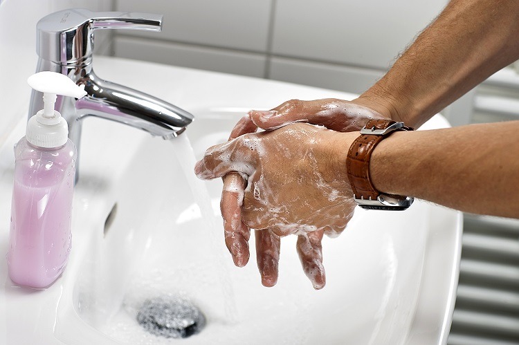 Wash your hands with soap and water properly