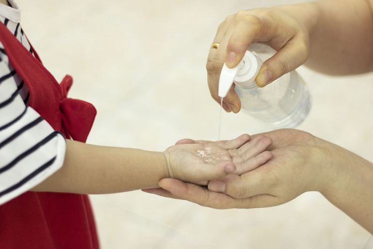 clean hands disinfectant how to protect children from coronavirus