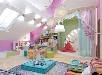 fresh-colorful-attic-bedroom-and-playroom-ideas