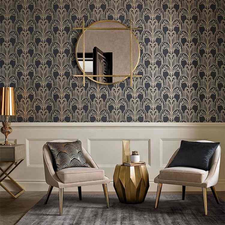 Art Deco Interior Design Ideas The Embodiment Of Luxurious Functionality - Art Deco Living Room Wall Decor
