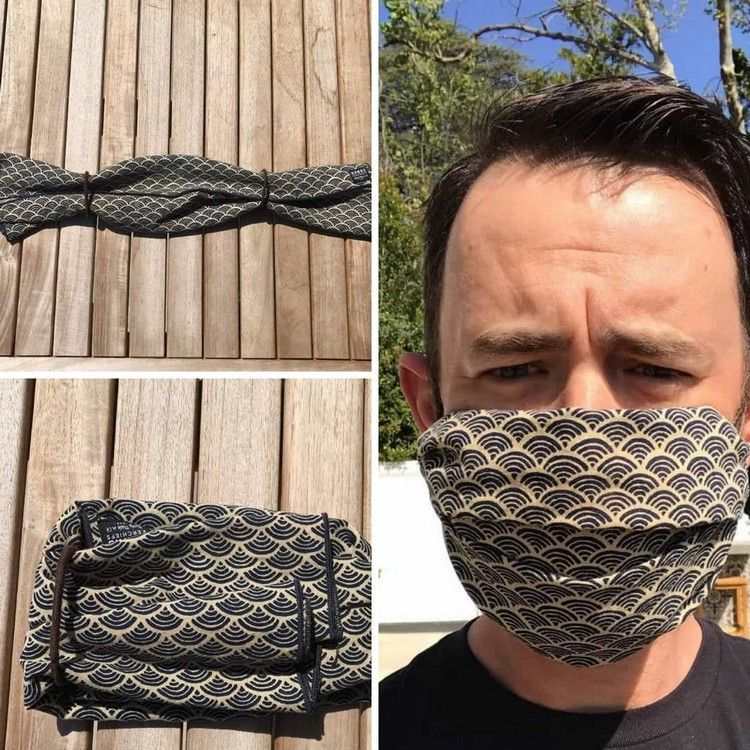 mask bandana diy american actor Colin Hanks coronavirus