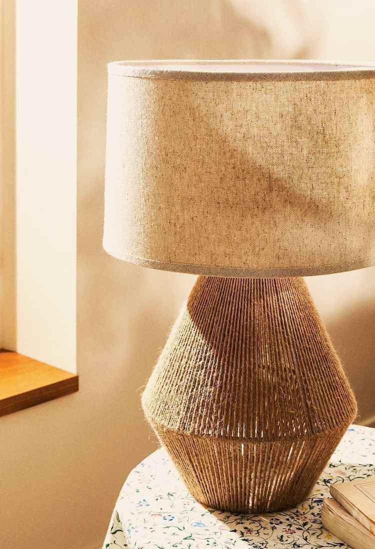 table lamp from natural materials home accessories 