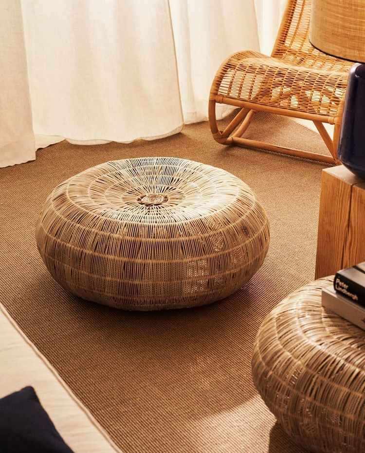 zara home furniture 2020 rattan table