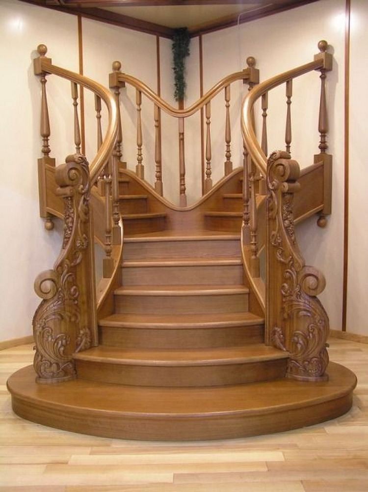 Amazing wooden stairs home decor ideas