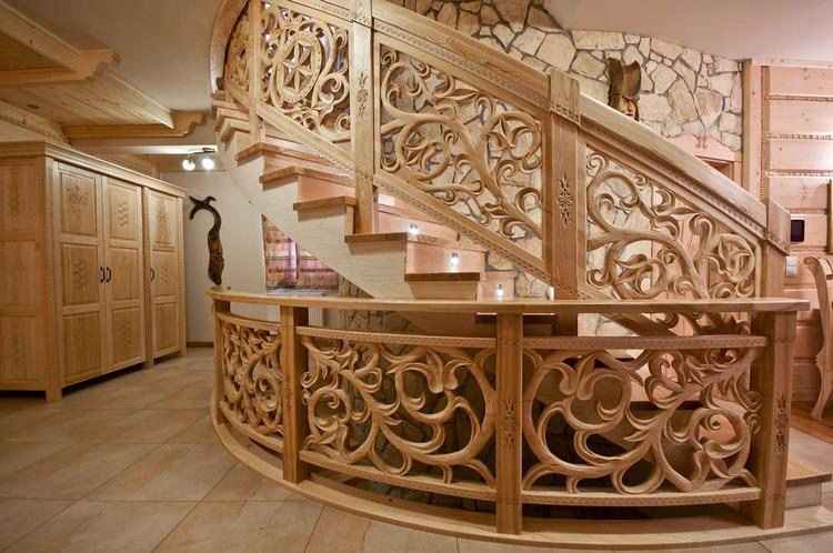 amazing interior staircase ideas wood art