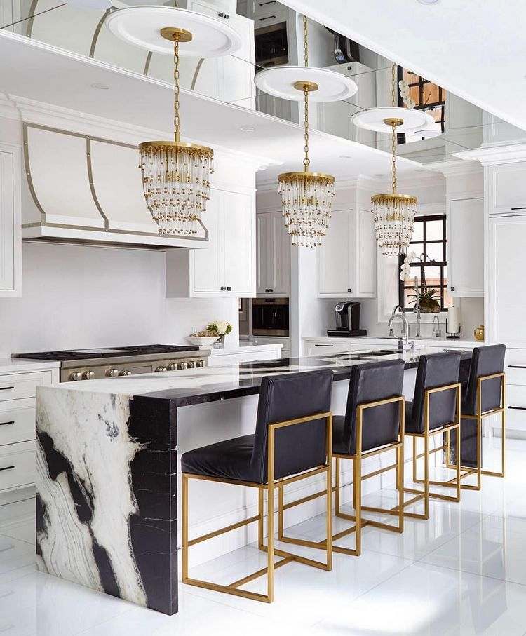amazing kitchens in art deco style interior design ideas