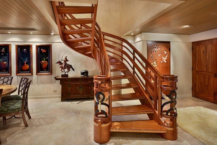 carved wood staircase posts beautiful interior decor ideas