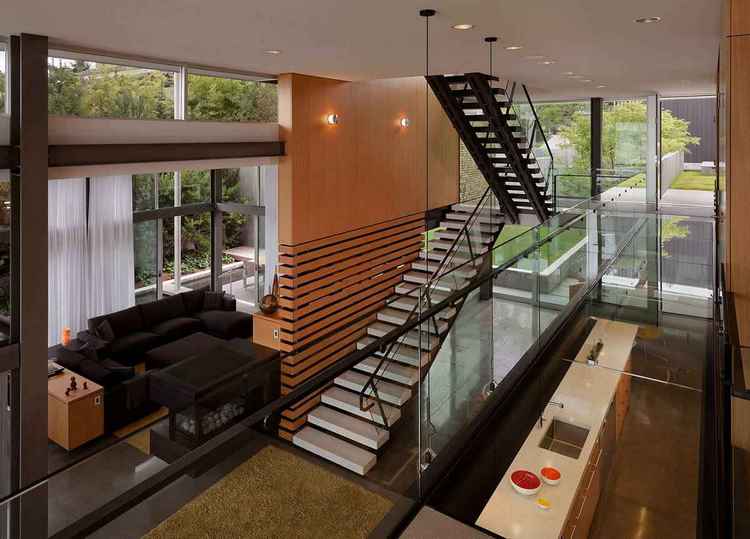concrete staircase design decor super modern open space