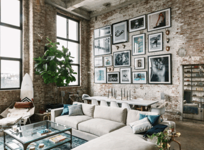 industrial-style-living-room-design-with-exposed-brick-walls-and-wall-art