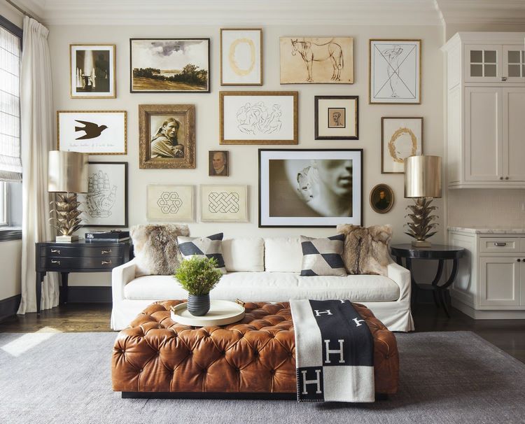simple rules and design ideas for gallery accent wall