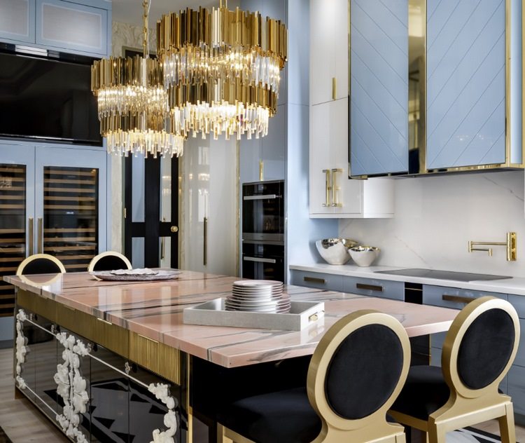 spectacular kitchen ideas art deco style in interior design