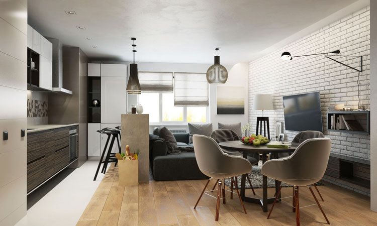 stylish modern studio apartment design and decorating tips