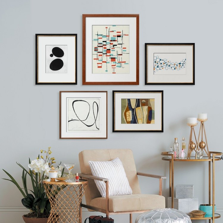 wall art in home interior how to arrange your paintings photos and posters