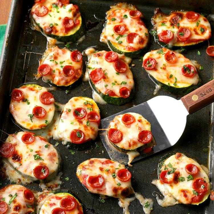 Mini zucchini pizza recipes colorful and tasty appetizers