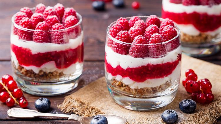 Summer fruit desserts ideas raspberry tiramisu