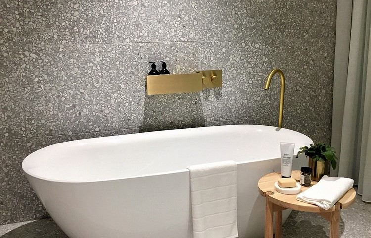 Terrazzo wall tile modern bathroom ideas