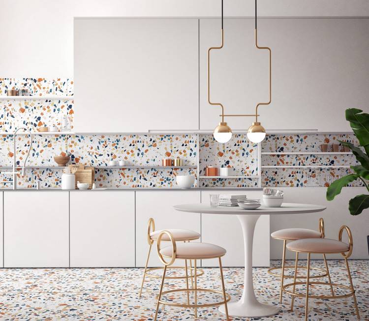 The return of terrazzo tile in home interior design