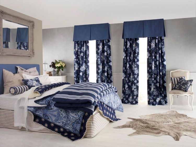 bedroom color scheme ideas blue and white nautical decor