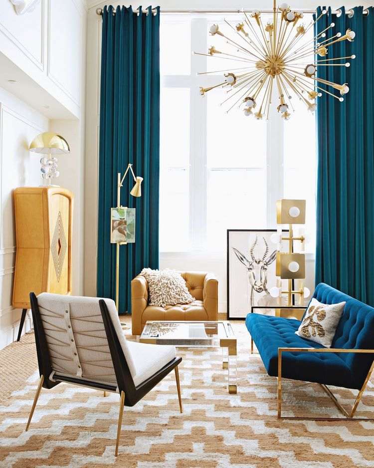 blue and gold combination color scheme ideas interior design